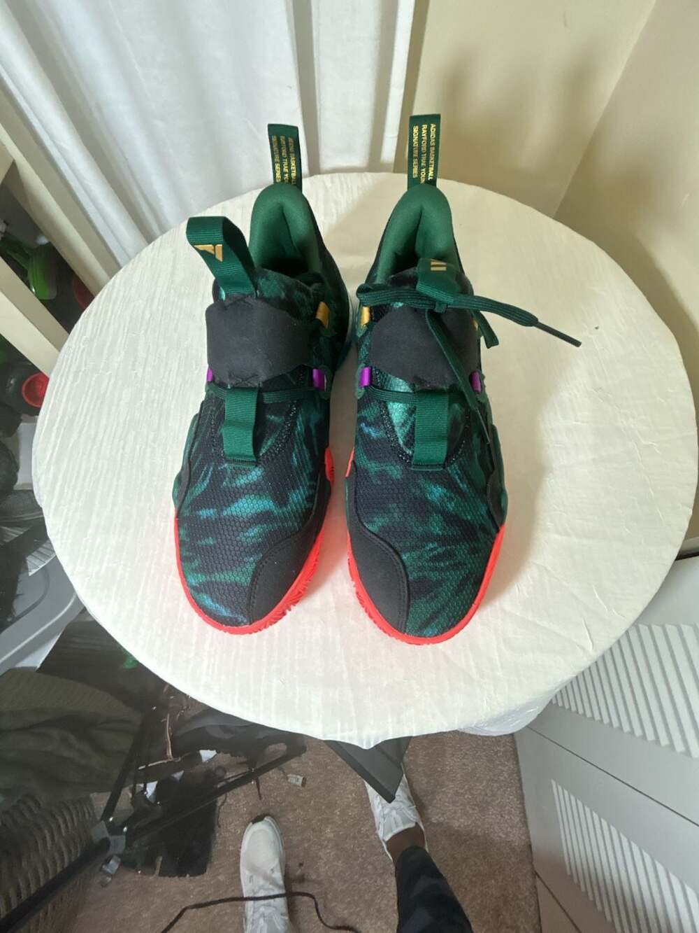 Adidas Trae Young 1 96 Olympics Green Basketball Shoes